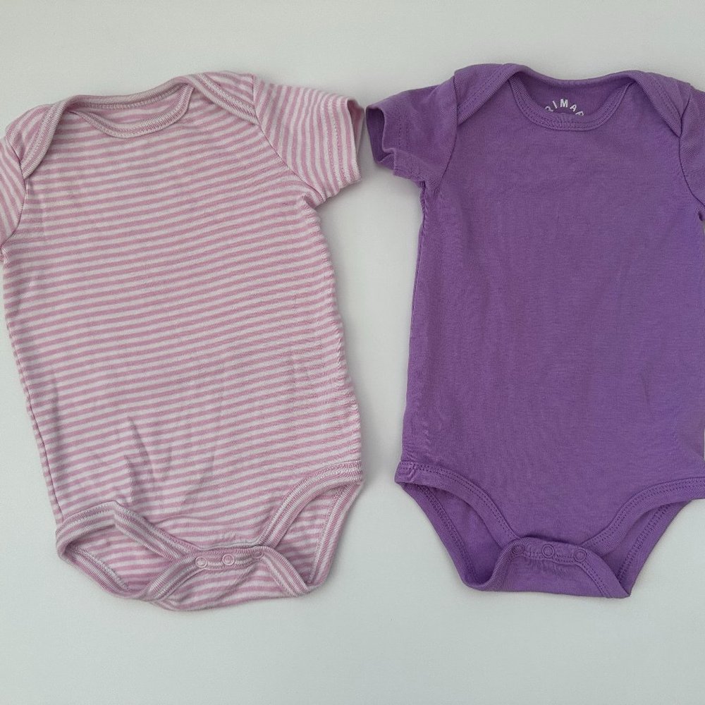 Primary Unisex Size Organic Cotton Bodysuit